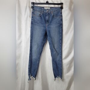 Topshop Jamie deconstructed skinny jeans